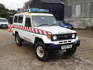 As part of the District Overseas Project Team (DOPT), Rotarians John Hurst, Vic May and Ian Sheer from the Rotary Club of Lostwithiel take a 4x4 Ambulance from Cornwall to Dragash in Kosova